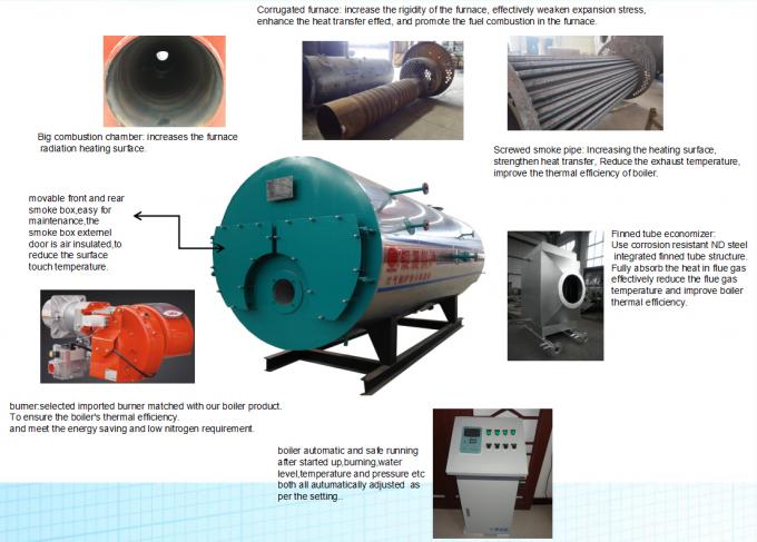 Horno de coque industrial de gas de ciudad del gas ciudad del png CNG del LPG de las calderas de vapor de la fábrica de papel