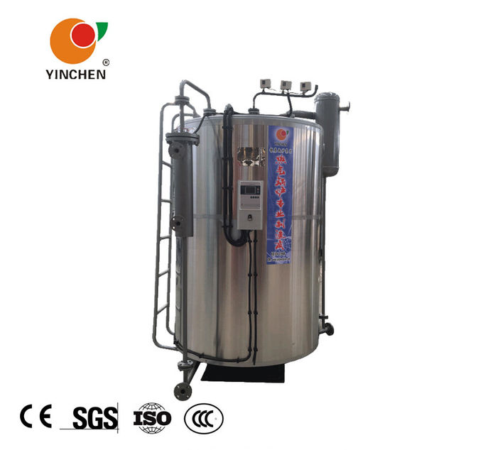 Caldera de vapor de fuel del gas combustible vertical de Yinchen LSS 500kg 1000kg 2000kg 4000kg