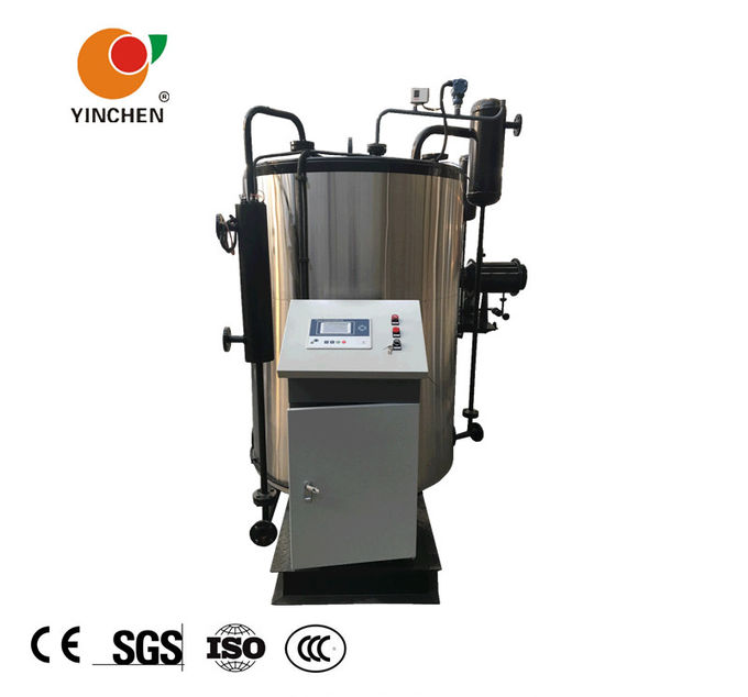 Caldera de vapor de fuel del gas combustible vertical de Yinchen LSS 500kg 1000kg 2000kg 4000kg